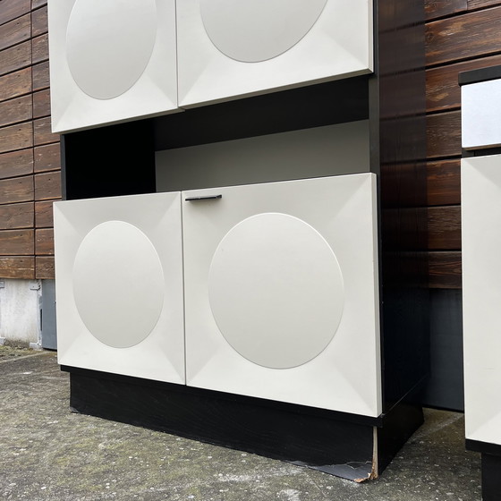 Image 1 of Highboard vintage brutalist bar cabinet