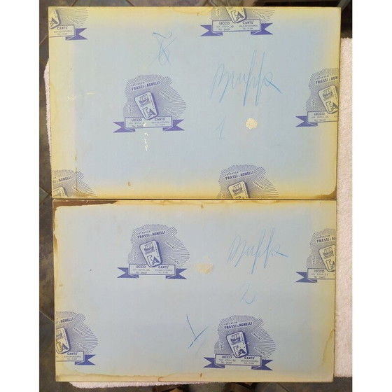 Image 1 of Pair of vintage teak night stands by Paolo Buffa, 1940s