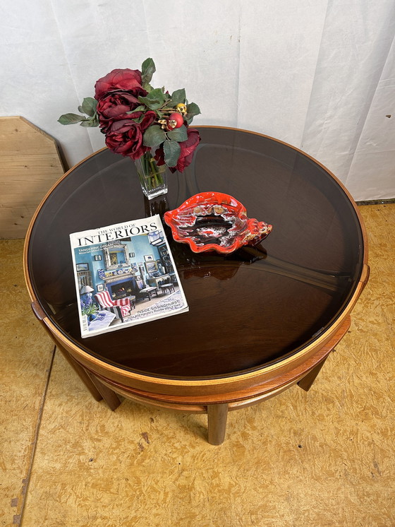 Image 1 of Mid Century Retro Vintage Teak Trinity Coffee Table By Nathan 1960 