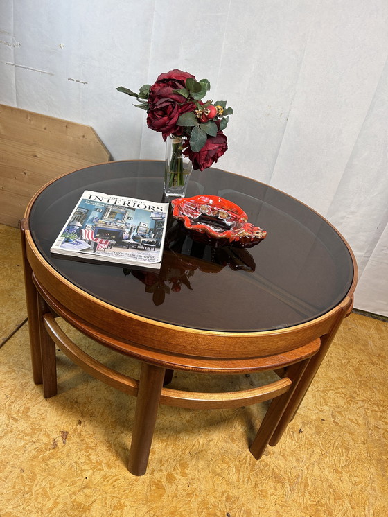 Image 1 of Mid Century Retro Vintage Teak Trinity Coffee Table By Nathan 1960 