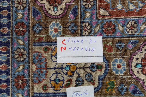 Image 1 of Original Hand-Knotted Persian Carpet Moud Fine Xxl Size 482 X 338 Cm Top Condition