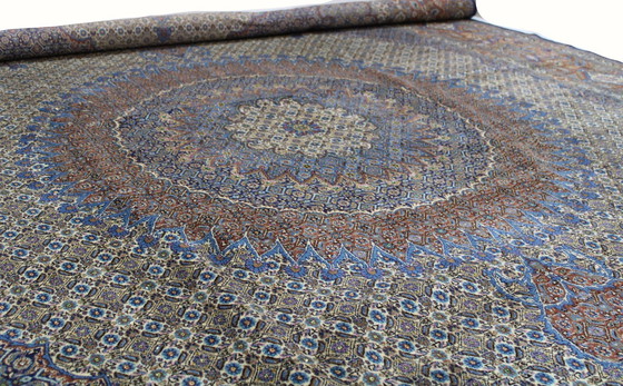 Image 1 of Original Hand-Knotted Persian Carpet Moud Fine Xxl Size 482 X 338 Cm Top Condition