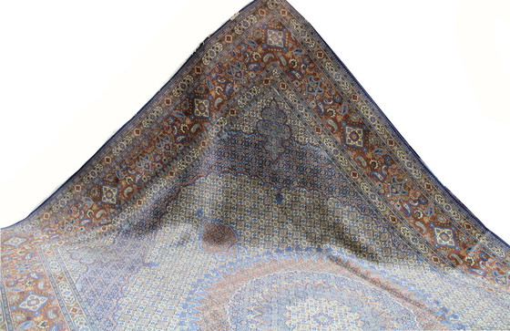 Image 1 of Original Hand-Knotted Persian Carpet Moud Fine Xxl Size 482 X 338 Cm Top Condition