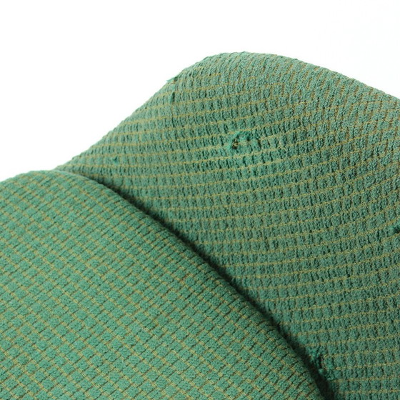 Image 1 of Sedia a conchiglia vintage in fibra di vetro e legno di František Jirák, Cecoslovacchia 1960