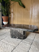 Vintage Rosso Levanto Marble Coffee Table / Coffee Table