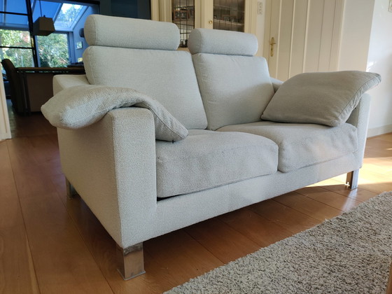 Image 1 of Leolux Antònia Three-seater, Two-seater Sofa And Footstool