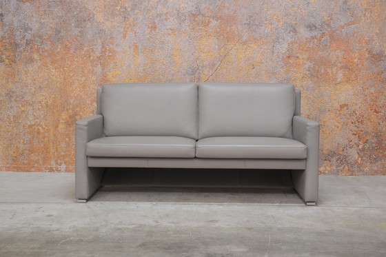 Image 1 of Leolux Timandra leather sofa adjustable seat depth