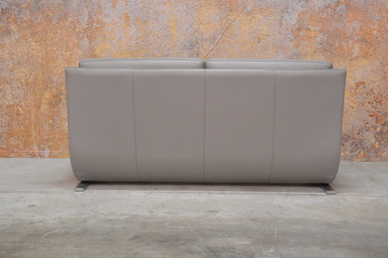 Image 1 of Leolux Timandra leather sofa adjustable seat depth