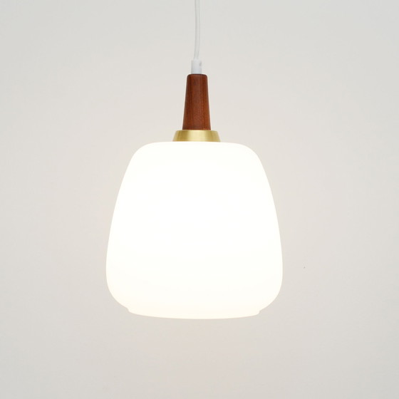 Image 1 of White Japandi Lamp, Denmark 60'S