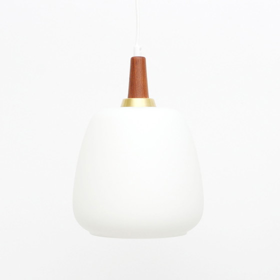 Image 1 of White Japandi Lamp, Denmark 60'S