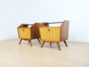 ensemble de tables de chevet vintage