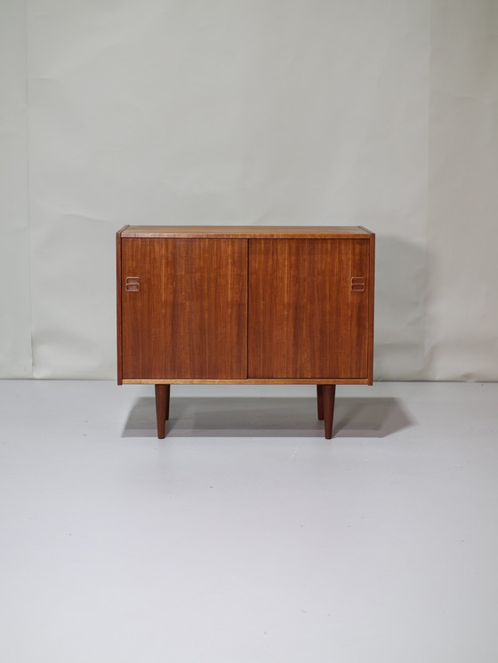 Image 1 of Cabinet with sliding doors Danish lp cabinet