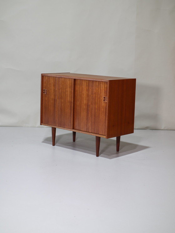 Image 1 of Cabinet with sliding doors Danish lp cabinet