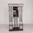 Large Standing Art Deco Wall Coat Rack, 1930s