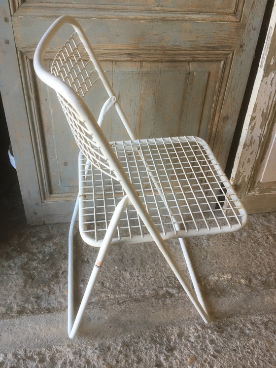 Image 1 of Sedia pieghevole in ferro vintage "Emu Made in Italy", 1960-1970