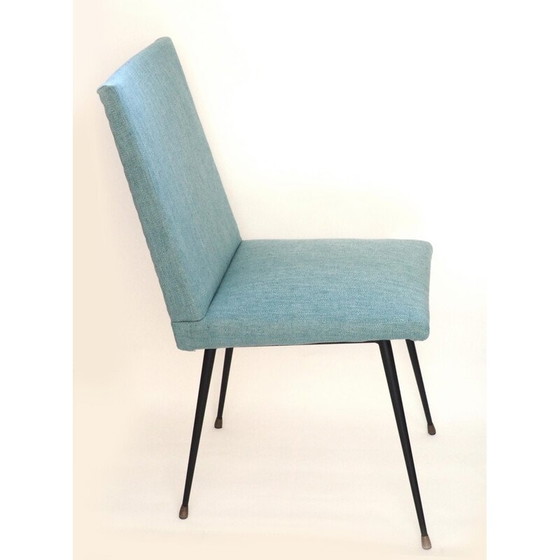 Image 1 of Vintage foam-covered wooden chair, 1960