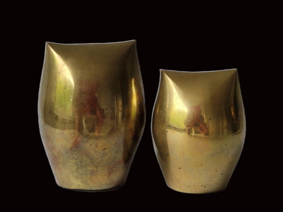 Image 1 of Caravell Design - Two Vintage Brass Owls