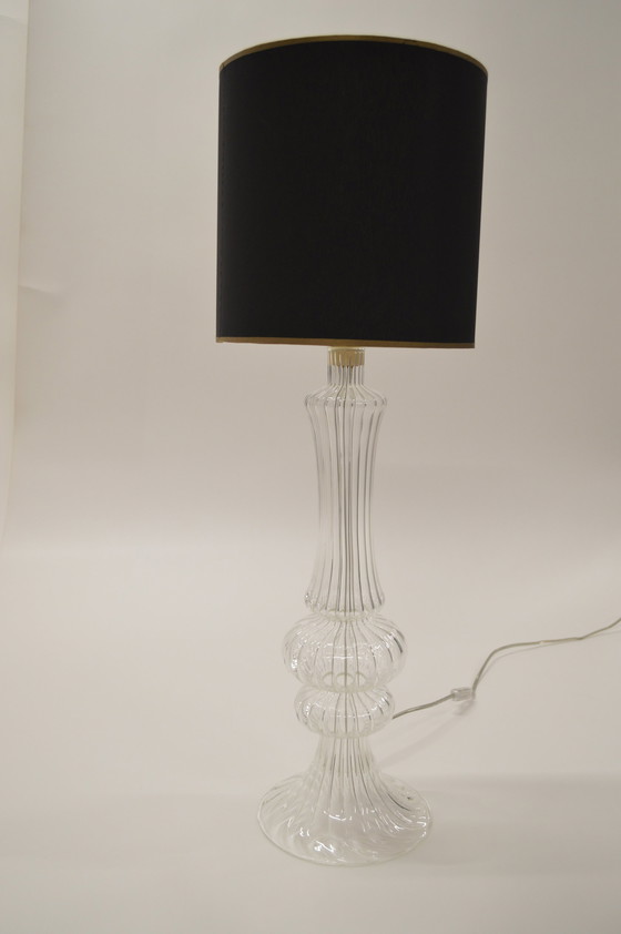 Image 1 of Lamp Glass, Shade Black/Gold