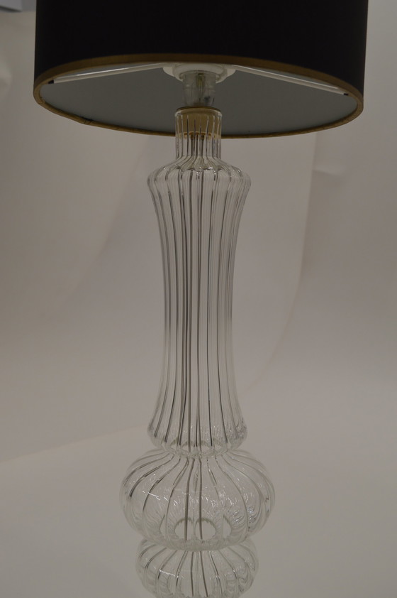 Image 1 of Lamp Glass, Shade Black/Gold