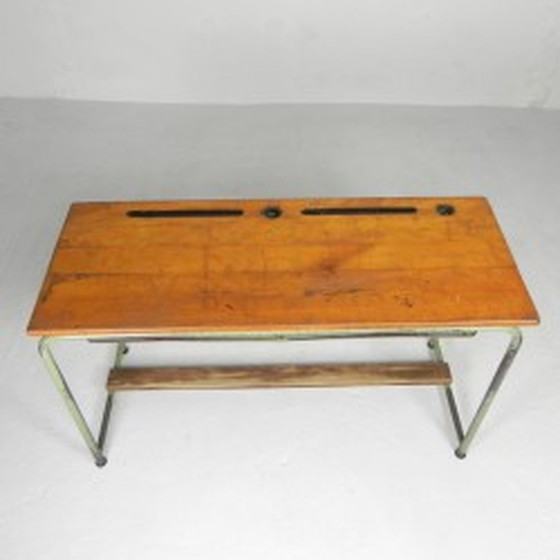 Image 1 of Bureau industriel, pupitre, table d'appoint - années 1950