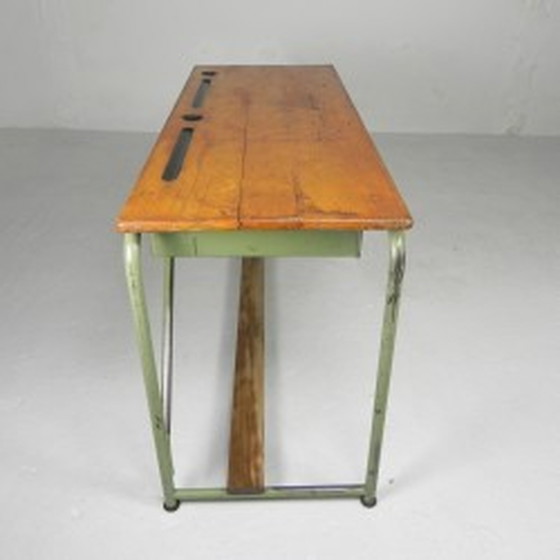 Image 1 of Bureau industriel, pupitre, table d'appoint - années 1950