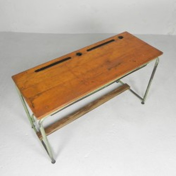 Image 1 of Bureau industriel, pupitre, table d'appoint - années 1950