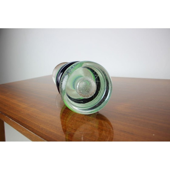 Image 1 of Vaso vintage in vetro artistico di Pavel Jezek per Skrdlovice Glassworks, anni '70