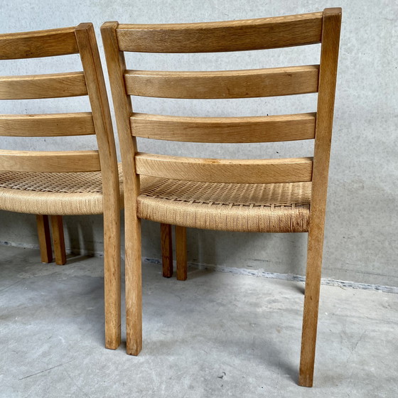 Image 1 of 4x J.L Møller dining room chair 1970