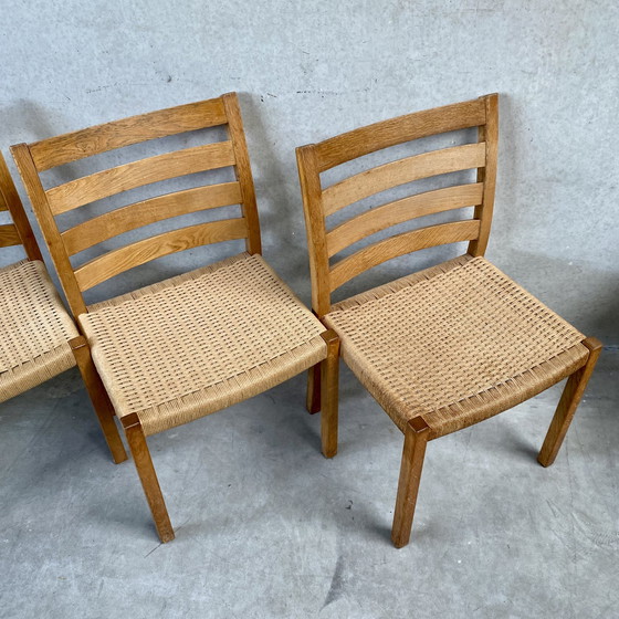 Image 1 of 4x J.L Møller dining room chair 1970