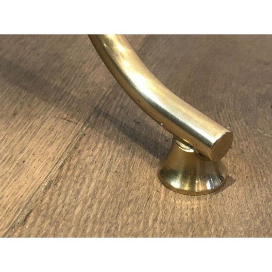 Image 1 of Vintage brass floor lamp, 1940