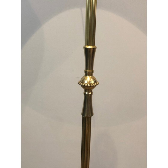 Image 1 of Vintage brass floor lamp, 1940
