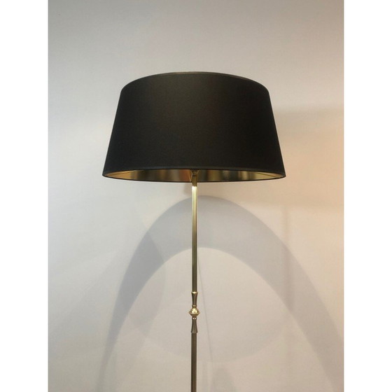 Image 1 of Vintage brass floor lamp, 1940