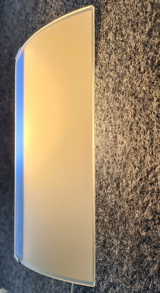 Image 1 of Lámpara de pared de vidrio esmerilado macizo. Bélgica
