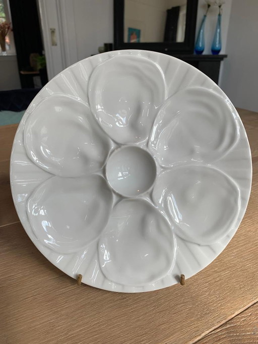 6x Classic Oyster plates