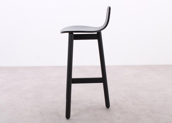 Image 1 of DUM Office Beech bar stool black