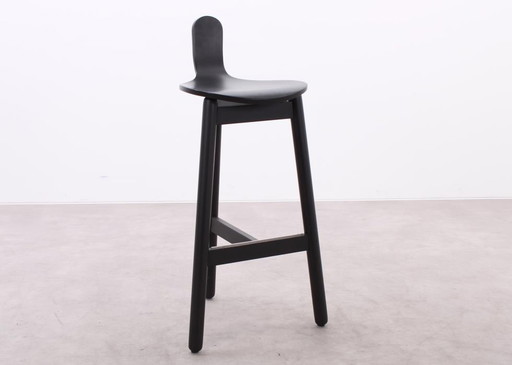 DUM Office Beech bar stool black