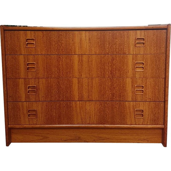 Image 1 of Vintage teak chest of drawers, Denmark 1970
