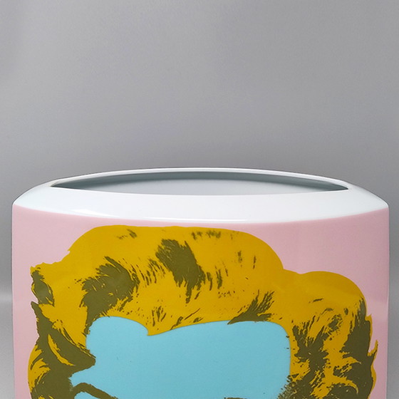 Image 1 of 1990s Astonishing Andy Warhol Vase for Rosenthal. Made in Germany.