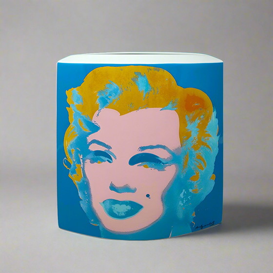 Image 1 of 1990s Astonishing Andy Warhol Vase for Rosenthal. Made in Germany.