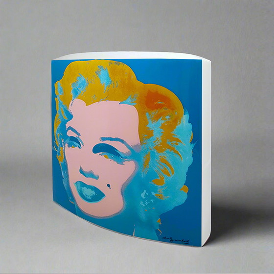 Image 1 of 1990s Astonishing Andy Warhol Vase for Rosenthal. Made in Germany.