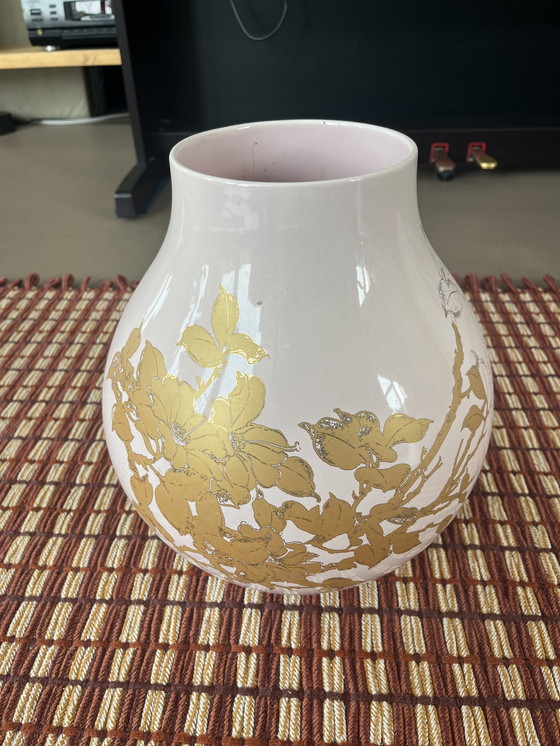 Image 1 of Ikea Hella Jongerius Pink & Gold Vase 2005 PS Jonsberg Collection