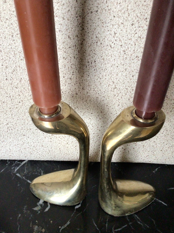 Image 1 of Candelieri in ottone vintage