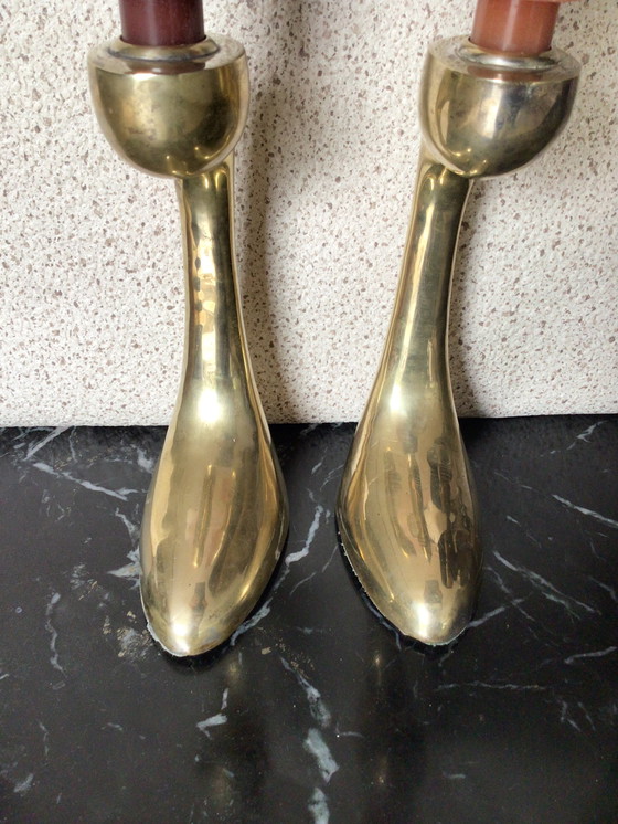 Image 1 of Candelieri in ottone vintage