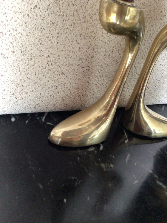 Image 1 of Candelieri in ottone vintage