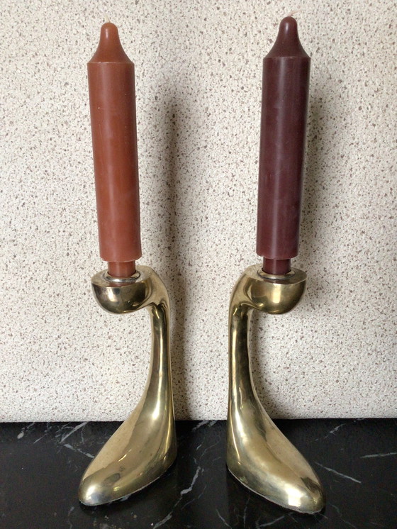 Image 1 of Candelieri in ottone vintage