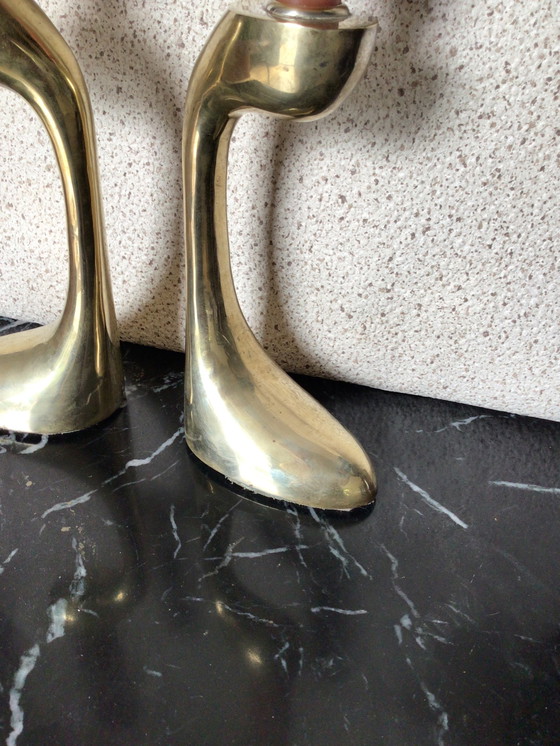 Image 1 of Candelieri in ottone vintage