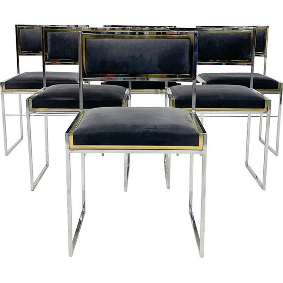 Image 1 of Set of 6 vintage chairs, Italy 1970