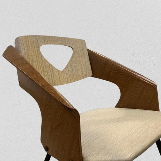 Image 1 of Dining Chairs By Carlo Ratti For Legni Curvati