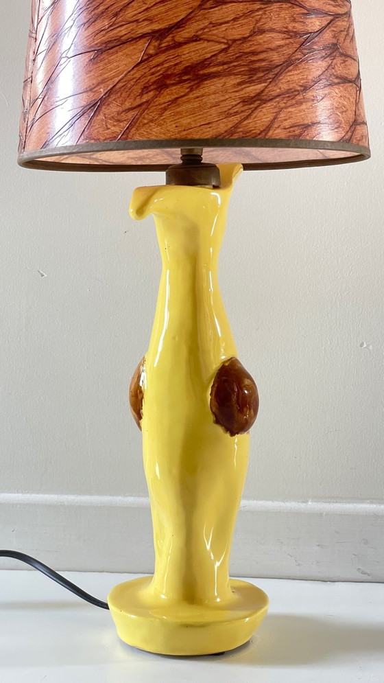 Image 1 of Lampada in ceramica artigianale firmata vintage