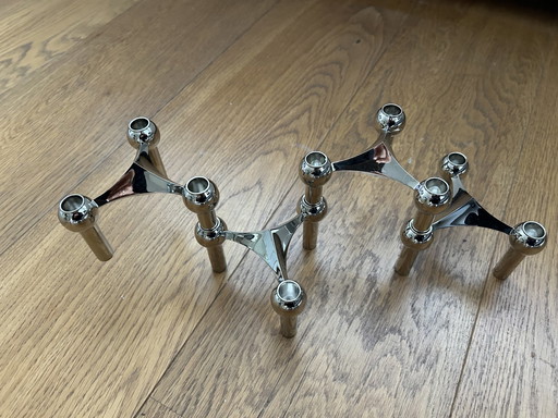 Stoff Nagel Candlesticks